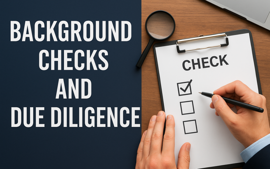 Background Checks And Due Diligence